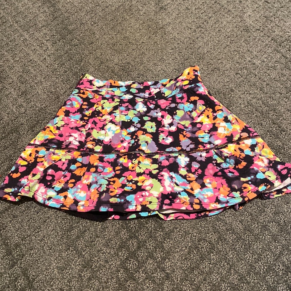 colorful athletic skirt